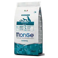 Hrana uscata pentru caini, Monge All Breeds Adult Hypoallergenic cu Somon si Ton, 12 kg