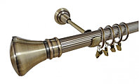 Galerie simpla Luxor teava striata aur antic 25mm