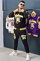 Trening Lakers Logo Brodat Gros Negru