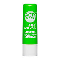 Balsam de buze nutritiv si emolient Acty Mask, cu Unt de Shea si Ulei de Jojoba, VEGAN, 5,5 ml.