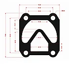 Garnituri set pentru cap compresor de aer 47mm CH088 Mod.11(B), foto 4