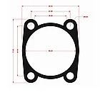 Garnituri set pentru cap compresor de aer 47mm CH088 Mod.11(B), foto 5