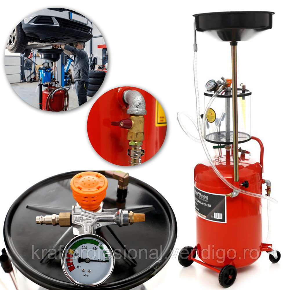 Recuperator de ulei KraftProfesional KD10520, 80l - foto 1 - id-p95011477