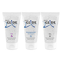 Set 3 lubrifianti pe baza de apa Just Glide 3x50 ml