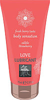 Lubrifiant comestibil Shiatsu capsuni 75 ml
