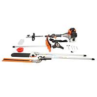 Motocoasa/trimmer pentru tuns iarba, gard viu, ramuri, Breckner Germany, 4 in 1, benzina, cu accesorii, 1.25