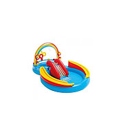 Piscina gonflabila tip tobogan Intex cu pulverizare apa si