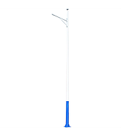 Stalp de fier cu talpa de prindere pentru iluminat stradal 5m bk92688