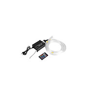 Kit fibra optica led rgb+w plafon instelat cu efect meteorit (stea