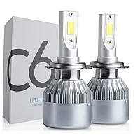 Set 2 becuri LED Auto, model C6, soclu H11, 6000K, 36W, 3500Lm, , plug play