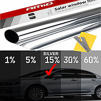 Folie tip oglinda pentru geamuri Silver 0.5x3m(15%)