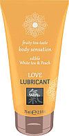 Lubrifiant comestibil cu aroma de ceai alb si piersica Shiatsu 75 ml