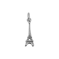 Pandantiv, Jolie Silver, Argint 925, Model Eiffel Tower, 0.9 g, 25x5 mm