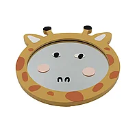 Oglindă rotundă animăluț 16x16 cm girafă