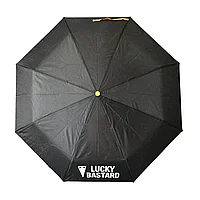 Umbrelă pliabilă neagră colecția Lucky Bastard