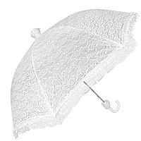 Umbrelă din dantelă pentru nuntă, Perletti, 89 x 77 cm