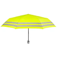 Umbrelă galbenă reflectorizantă, Perletti, 59x104 cm, colecția Perletti Technology