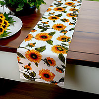 Traversă amestec bumbac, florarea soarelui 40 x 220 cm