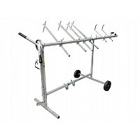 Suport stand rotativ 6 brate pentru vopsit elemente caroserie, KD349