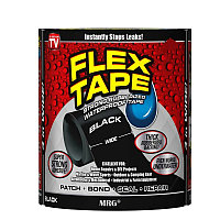 Banda adeziva MRG M-519, Flex Tape, 1.5 m, Negru