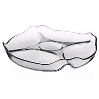 Platou compartimentat 30cm, sticla, PASABAHCE Patisserie
