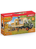 Set Schleich Wild Life Animal Rescue Large Truck (42475) -