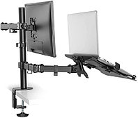 NM Screen TV Desk Clamp FullMot 10"-32"