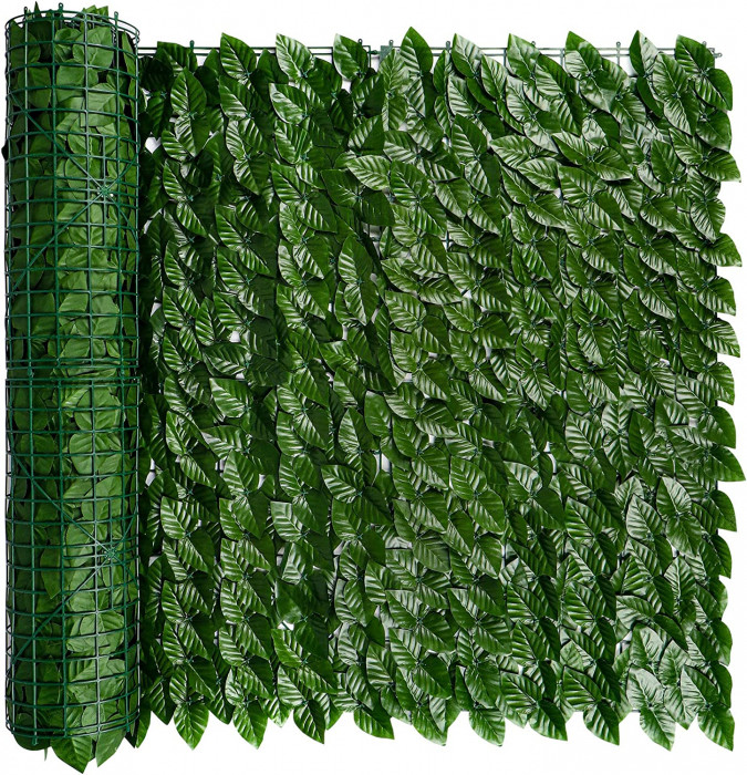 Gard Verde Artificial, Paravan pentru Balcon, Terasa si Gard, Verde 1m x 3m - foto 1 - id-p90050435