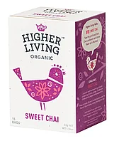 Ceai SWEET CHAI eco, 15 plicuri, Higher Living