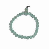Bratara Mala pe elastic cu sfere de culoare verde deschis