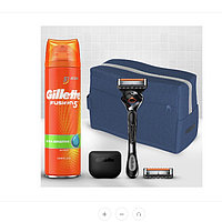Set cadou Gillette ProGlide : 1 aparat de ras+ 1 lama de rezerva+Gel de ras fusion5 200 ml+suport de rezerva+