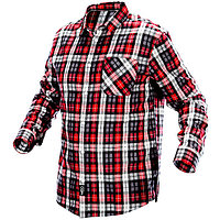 Camasa de flanela rosu-negru-alb nr.S/48 Neo Tools 81-540-S