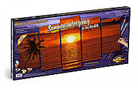 Kit Pictura Pe Numere Schipper Apus In Caraibe, 5 Tablouri