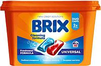 Detergent Capsule Universal pentru masina de spalat rufe 10 Buc., Brix