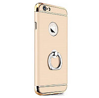 Husa Apple iPhone 7 Plus, Elegance Luxury 3in1 Ring Gold
