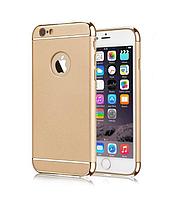 Husa Apple iPhone 6/6S, Elegance Luxury 3in1 Gold