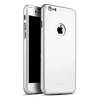Husa Apple iPhone 6/6S, FullBody Elegance Luxury iPaky Silver , acoperire completa 360 grade cu folie de