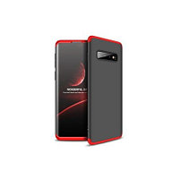 Husa Samsung Galaxy S10 Plus, Elegance Luxury, 360° 3in1 Negru-Rosu