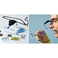 Lupa-ochelari cu LED de iluminare, modelism/hobby