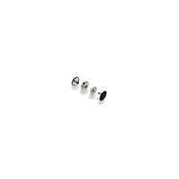 Set 10 capse pentru manusi piele/portofele, Tandy Leather (Finisaj material: Negru)