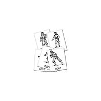 Set 8000, 5 figurine metalice ofiter si marinari pt navomodele, 22mm, Amati