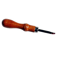 Tesitor/Razuitor Eco pentru margini pielarie, maner lemn trandafir (Dimensiune: 2mm)