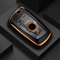 Husa de protectie premium pentru cheie auto, Elegance Luxury Cover Key, compatibila cu BMW X1, X3, X4, I3, M3,