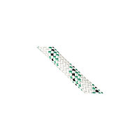 Cordelină poliester Ø8mm, alb/verde (Lungime: 10 m)