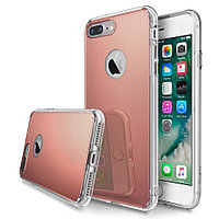 Husa Apple iPhone 8 Plus, tip oglinda Rose-Gold