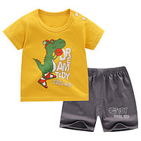 Costumas pentru baietei - Dino baschetbalist (Marime Disponibila: 3-6 luni (Marimea 18 incaltaminte))