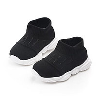 Mocasini negri tip adidas pentru copii (Marime Disponibila: Marimea 23)