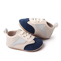 Adidasi crem cu bleumarine si gri - Sporty (Marime Disponibila: 9-12 luni (Marimea 20 incaltaminte))