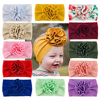 Bentita lata cu floare in diverse culori (Marime Disponibila: 6-12 luni (Marimea 19 incaltaminte), Culoare:
