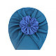 Caciulita tip turban - Floricica (Marime Disponibila: 6-9 luni (Marimea 19 incaltaminte), Culoare: Bleu) - foto 4 - id-p95848111